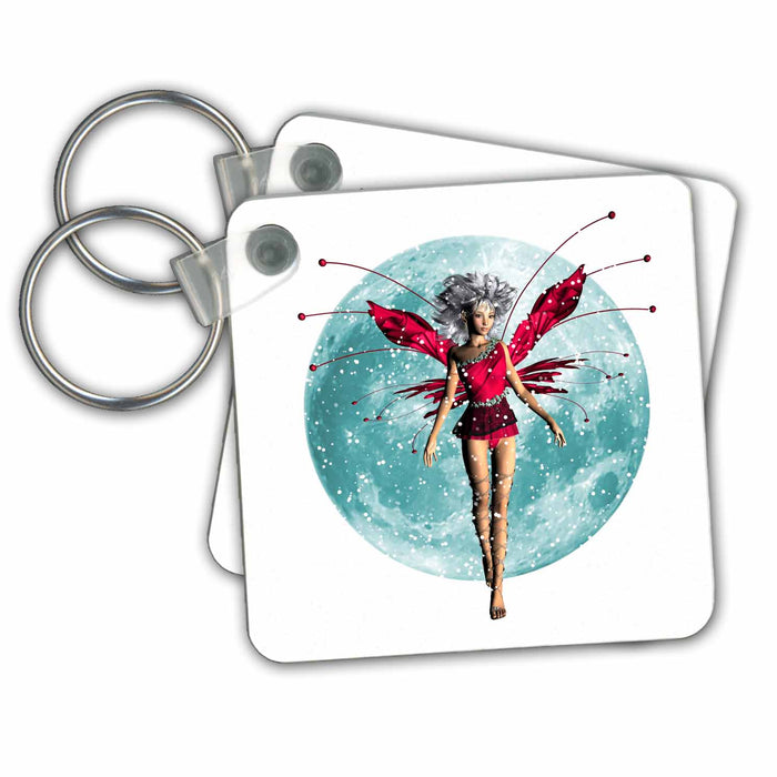 Key Chain - Winter Fairy Moon Fairies