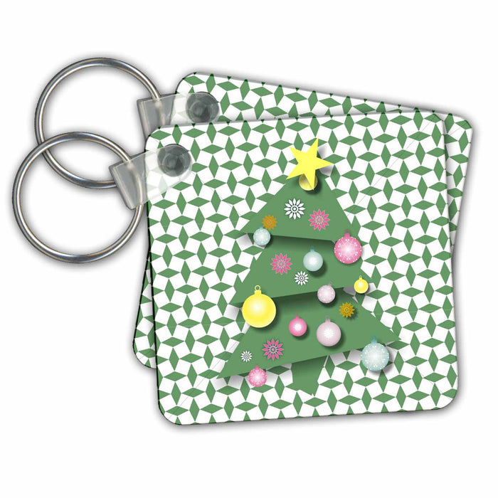 Key Chain - Crazy Christmas Tree Christmas