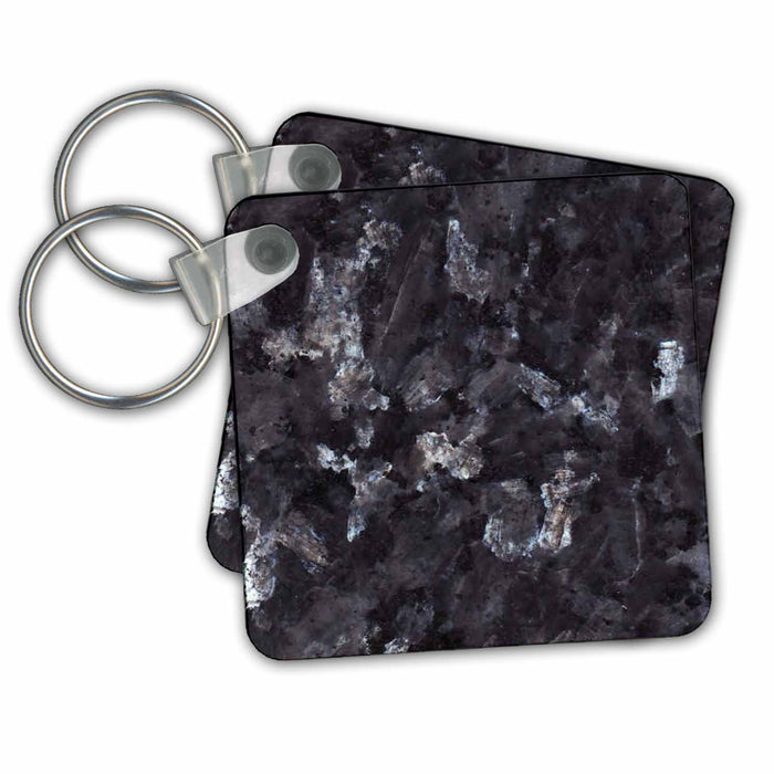 Key Chain - Blue Pearl granite print Anne Collections Granite