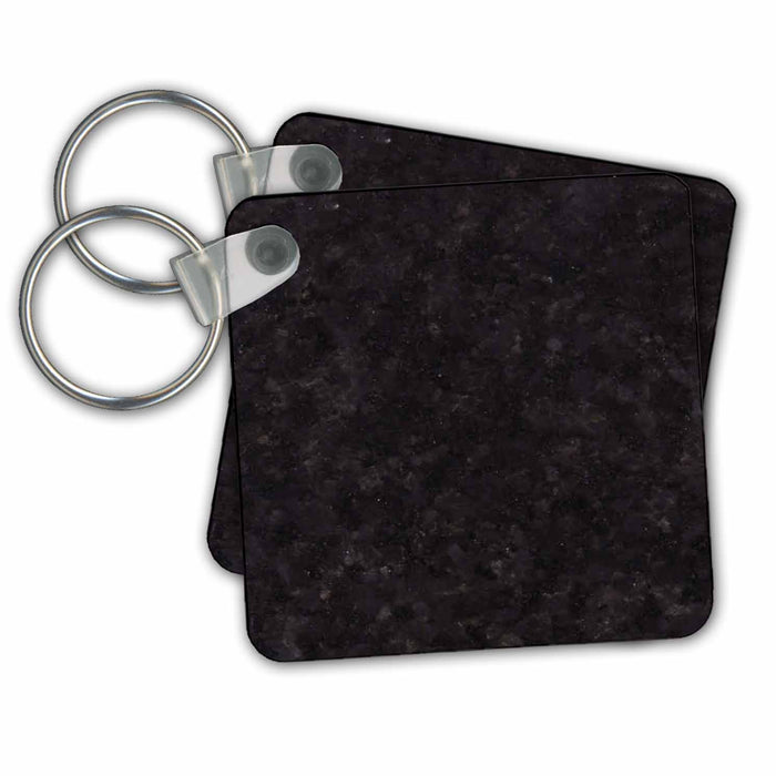 Key Chain - Black Pearl granite print Anne Collections Granite