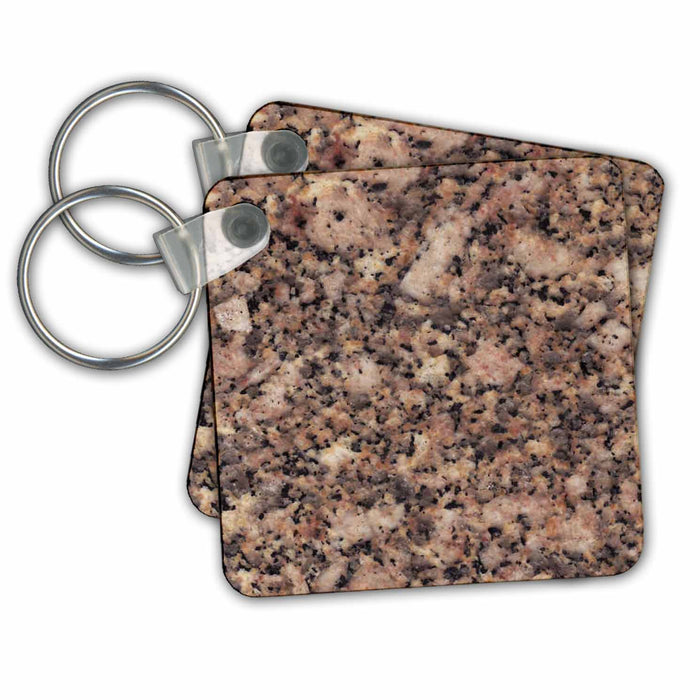 Key Chain - Carioca Gold granite print Anne Collections Granite