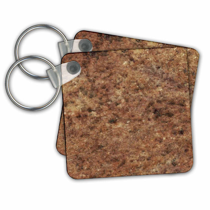 Key Chain - Colonial Gold granite print Anne Collections Granite