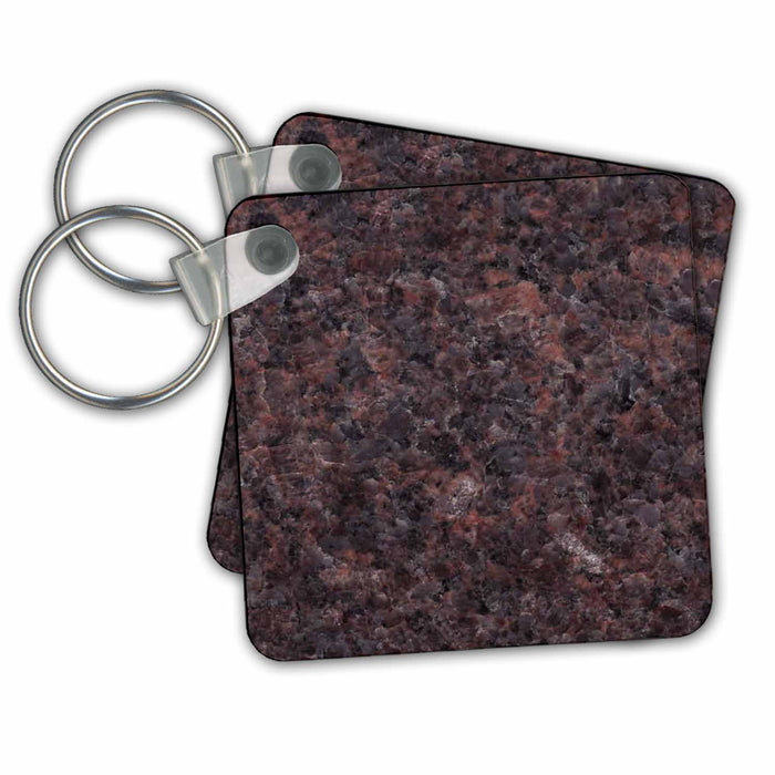 Key Chain - Dakota Mahogany granite print Anne Collections Granite