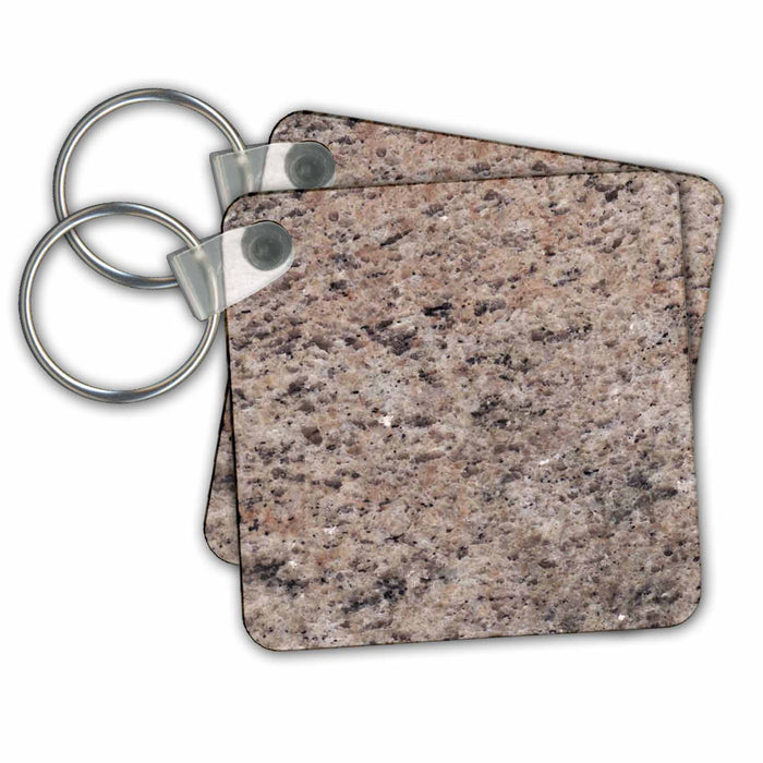 Key Chain - Ghibli Beige granite print Anne Collections Granite