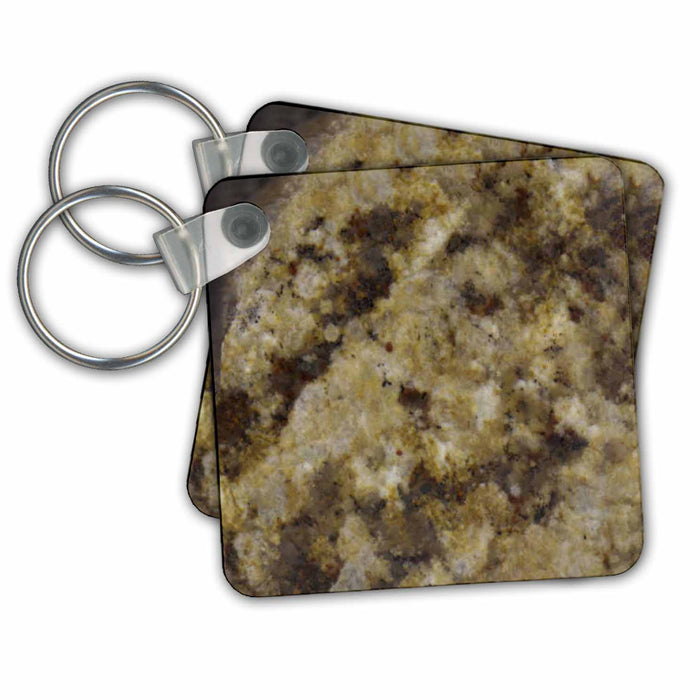 Key Chain - Giallo Farfalla granite print Anne Collections Granite