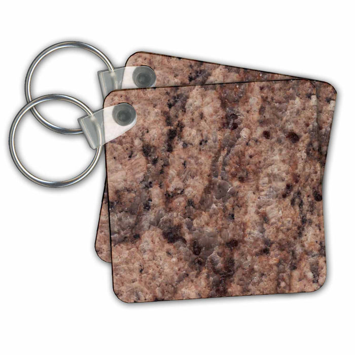 Key Chain - Giallo Veneziano granite print Anne Collections Granite