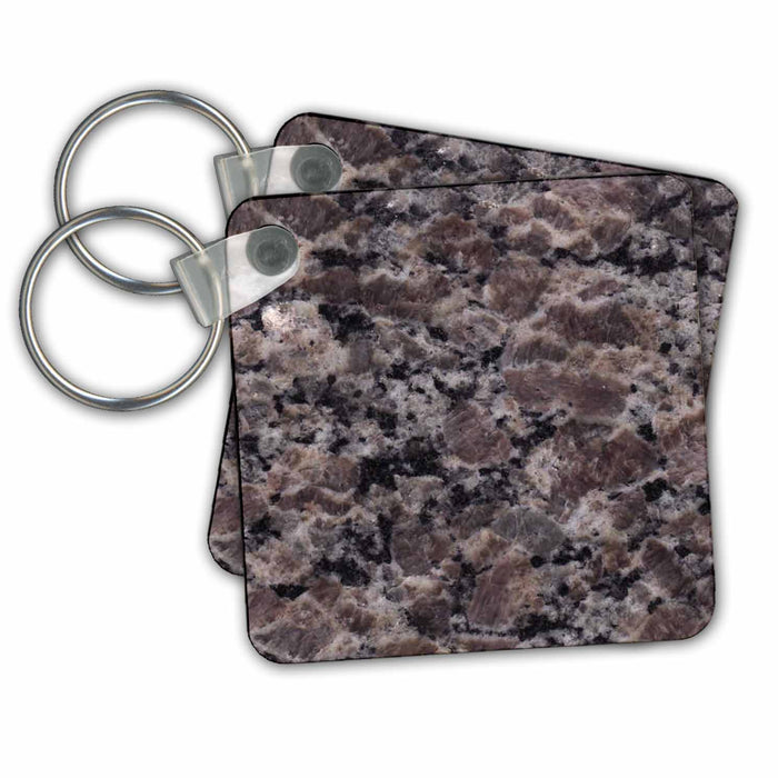 Key Chain - New Caledonia granite print Anne Collections Granite