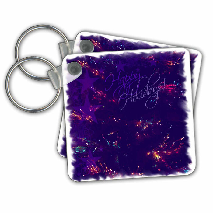 Key Chain - Twinkling lights on a little Christmas tree s Photos - Christmas