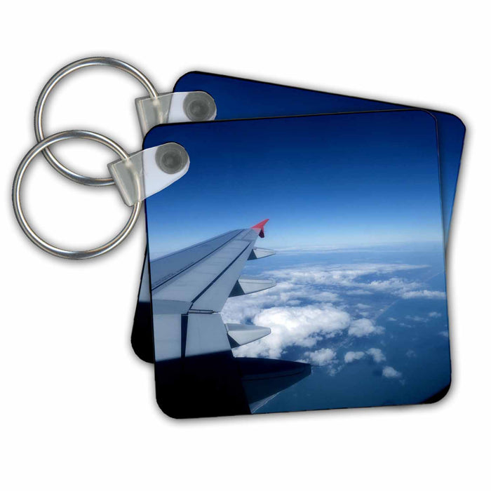 Key Chain - Spirit airplane landing in Orlando Florida s Photos - Florida