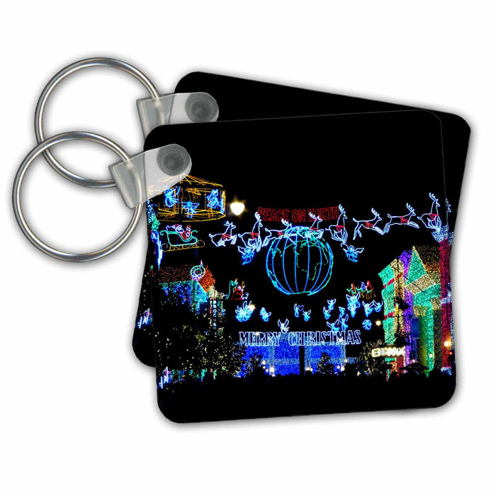 Key Chain - Amazingly lit up buildings throughout Hollywood Studios in Orlando s Photos - Florida Christmas