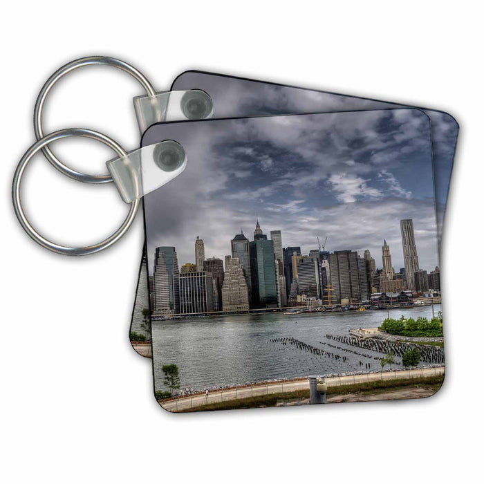 Key Chain - NYC skyline, east river, NYC