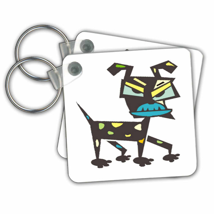 Key Chain - Image Of An Art Deco Dog.jpg Décor II