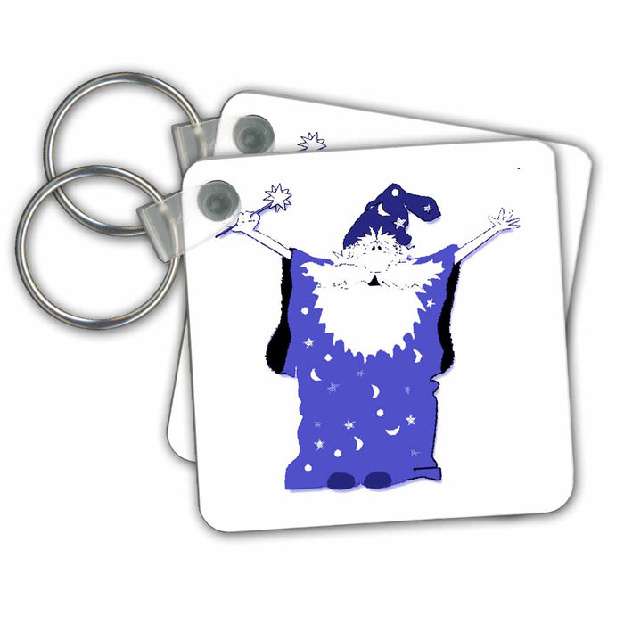 Key Chain - Magic Wizard In Purple.jpg Childrens Art II