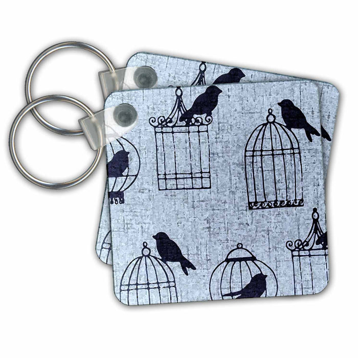 Key Chain - Photo Of Painted Blue Birds On their Cages.jpg Décor II