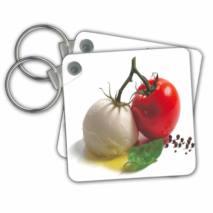 Key Chain - Photo Of Tomato n Mozzarella Ball.jpg Food and Beverage