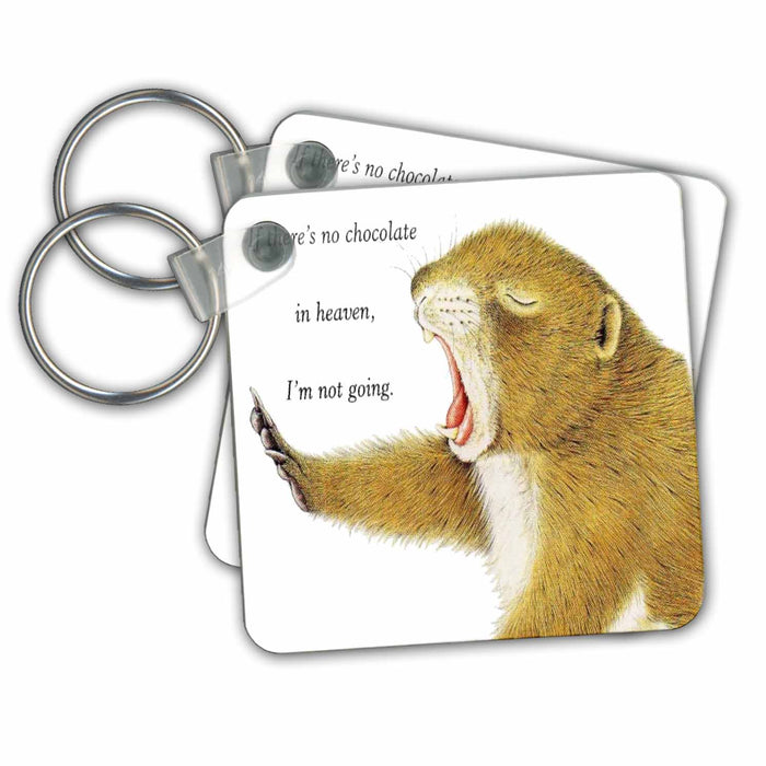 Key Chain - Funny Beaver will charm you heart Humor