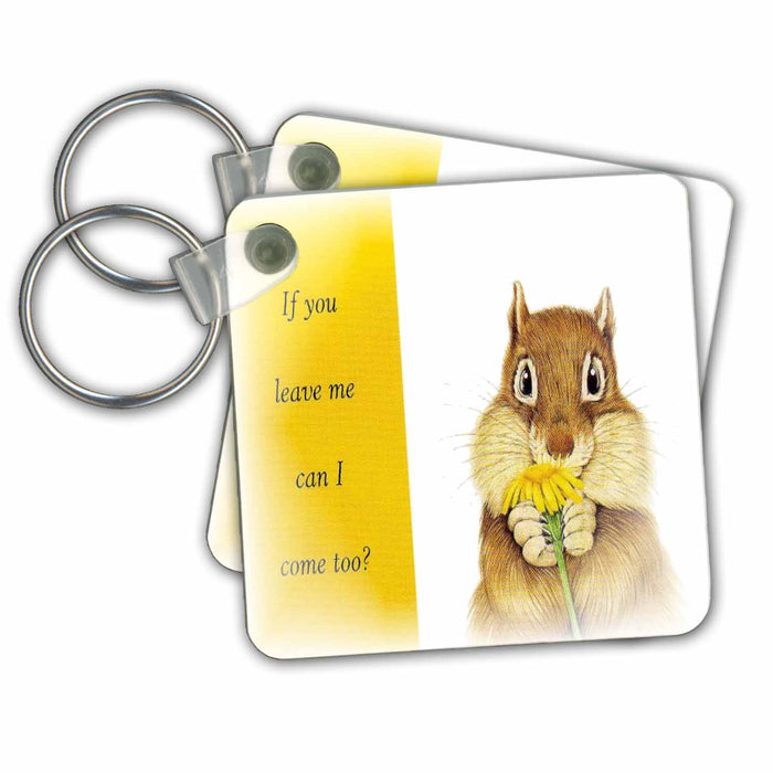 Key Chain - Special Thoughts from A Special Chipmunk Love