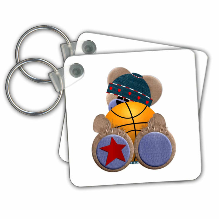 Key Chain - Basketball Bear Sports