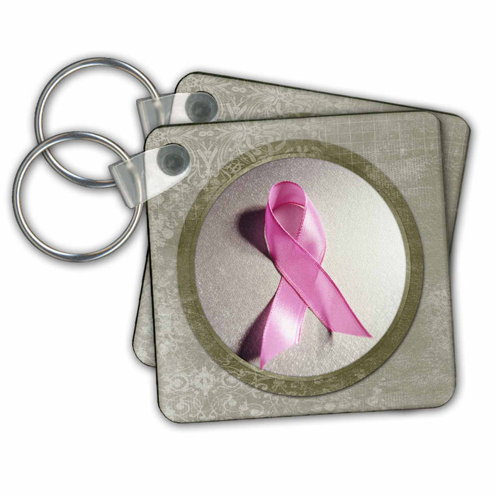 Key Chain - Breast Cancer Awareness Ribbon Designs General Themes