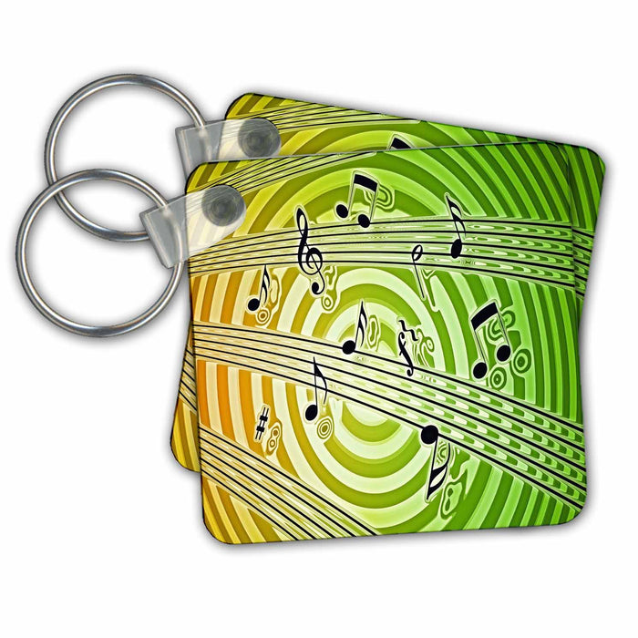 Key Chain - Cool vector art for music lovers Music