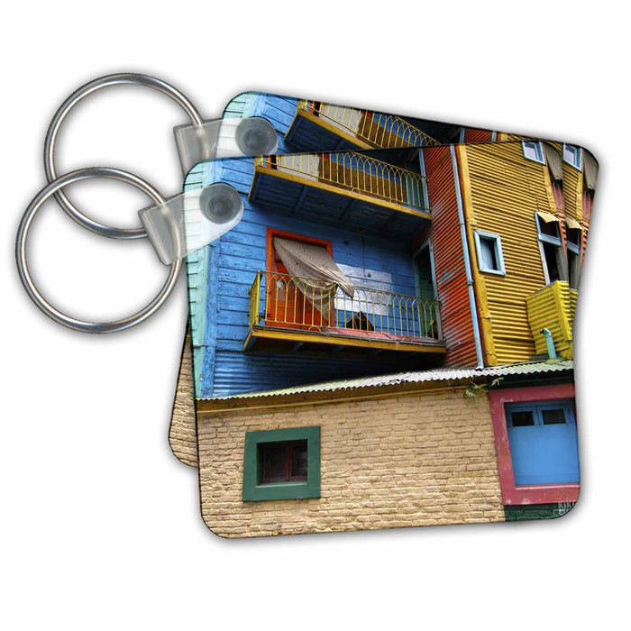 Key Chain - La Boca Buenos Aires most colorful district 3 Buenos Aires n Tango