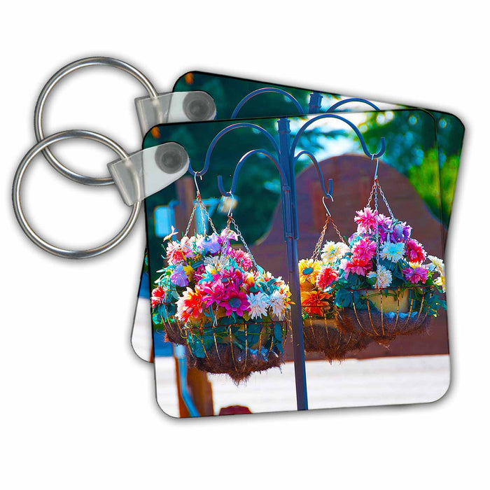 Key Chain - A cute plant hanger with fake flowers in Dixie Downs St. George