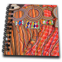 3dRose Danita Delimont - Jewelry - Africa, Kenya, Mara Ashnil. Masai Tribal Jewelry and Ornamentation. - Drawing Book