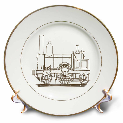 image of 8 inch Porcelain Plate