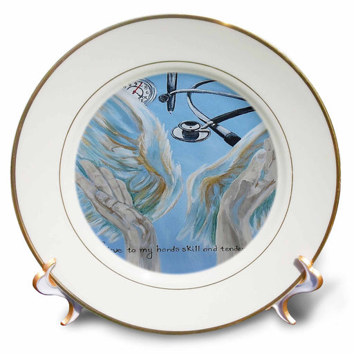 image of 8 inch Porcelain Plate