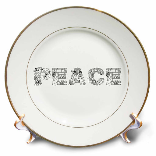 image of 8 inch Porcelain Plate