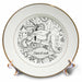 image of 8 inch Porcelain Plate