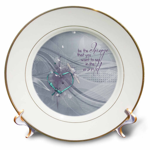 image of 8 inch Porcelain Plate