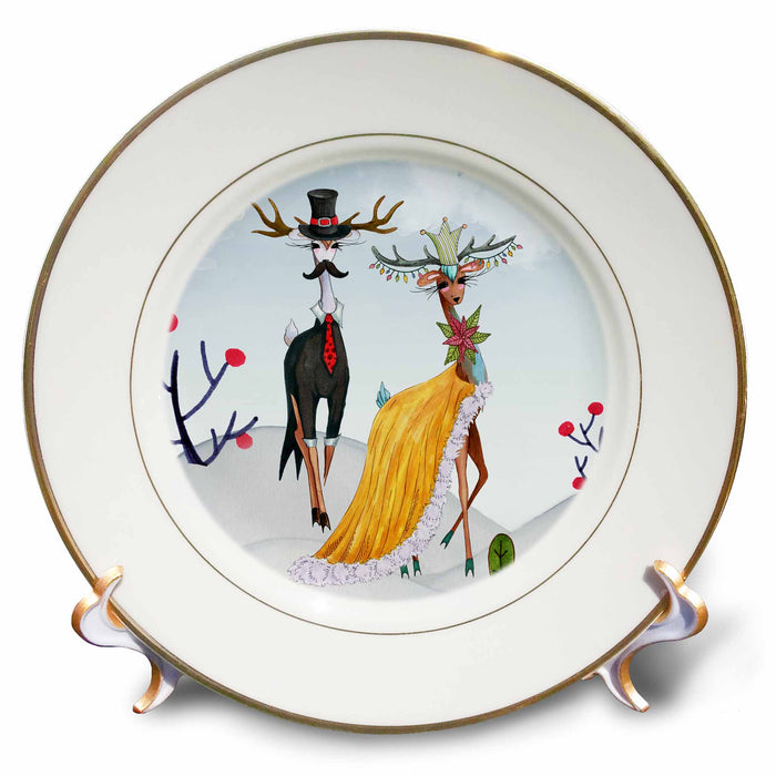 image of 8 inch Porcelain Plate