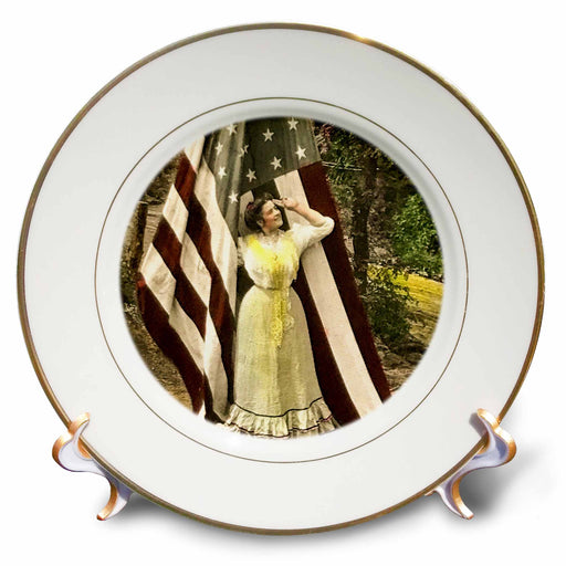 image of 8 inch Porcelain Plate