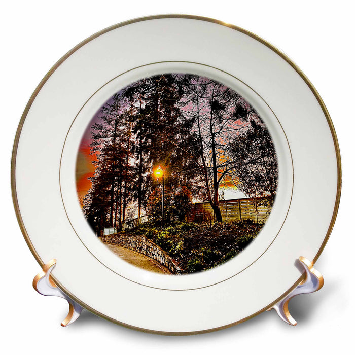 image of 8 inch Porcelain Plate