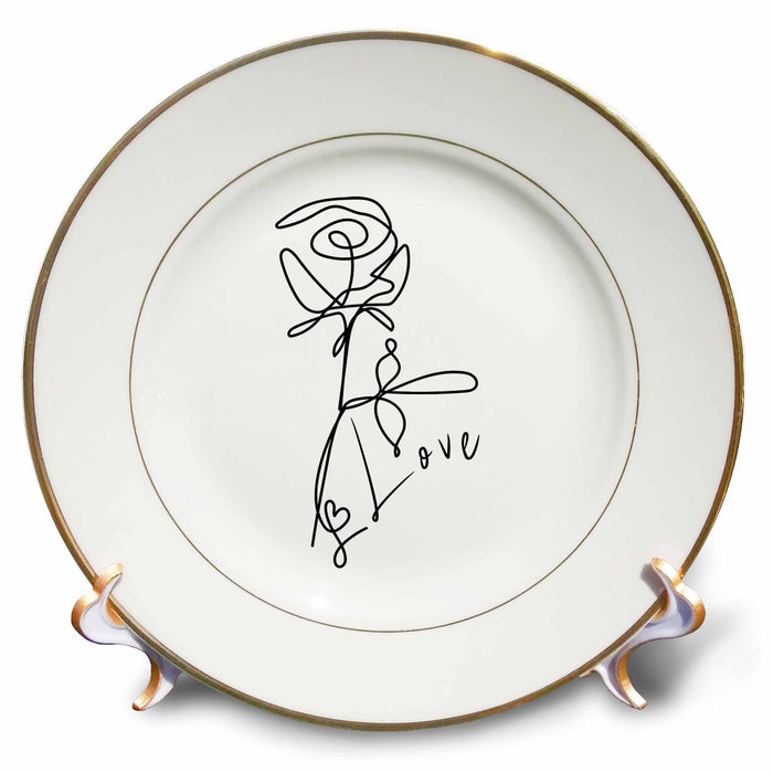 image of 8 inch Porcelain Plate