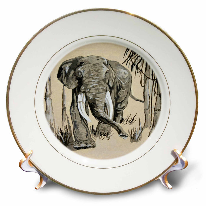 image of 8 inch Porcelain Plate