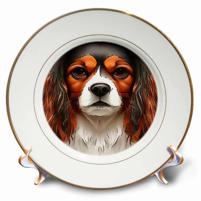 image of 8 inch Porcelain Plate