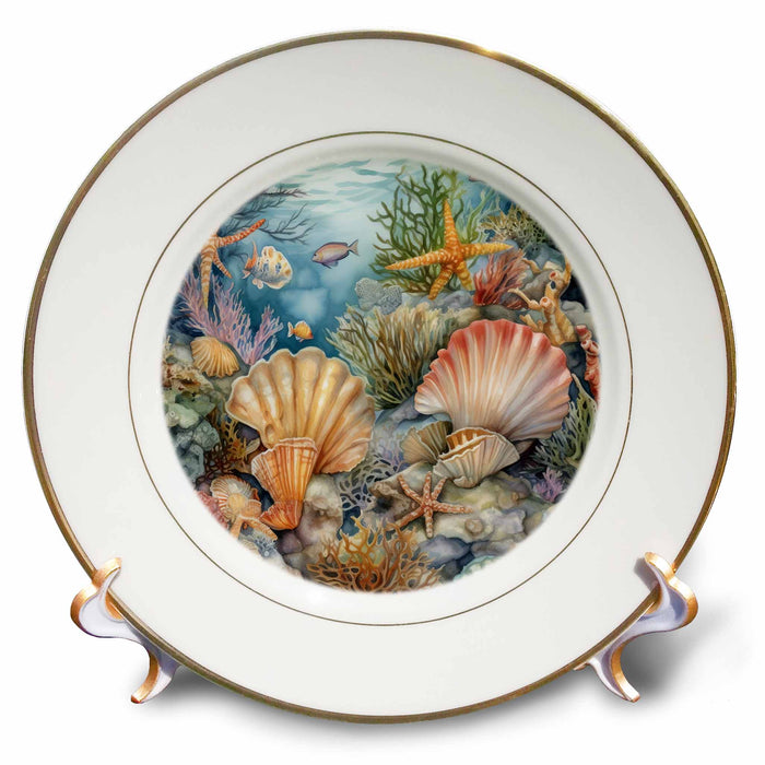 image of 8 inch Porcelain Plate