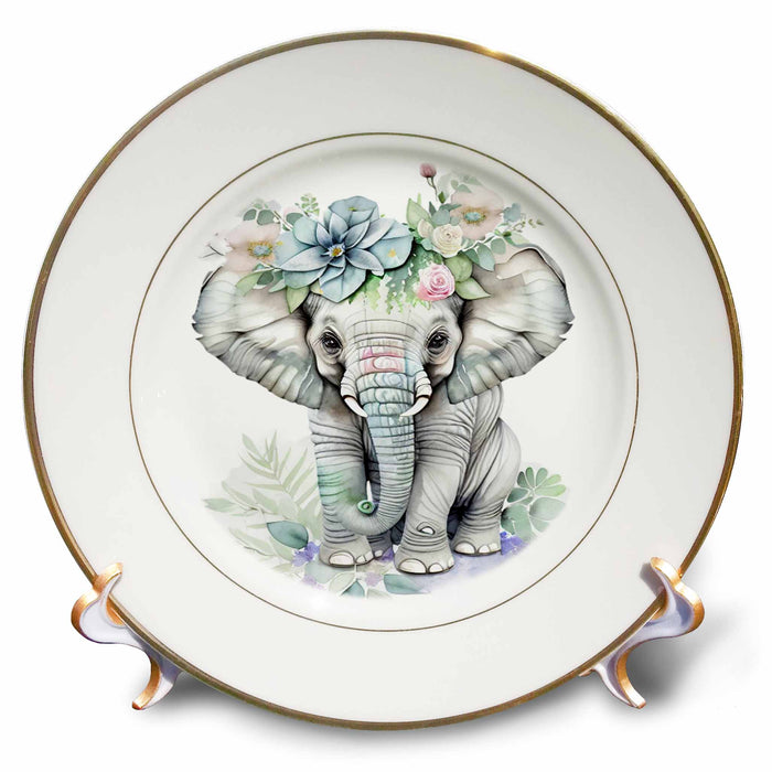 image of 8 inch Porcelain Plate