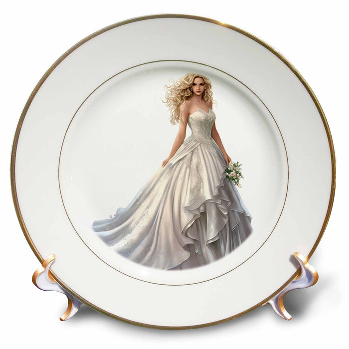 image of 8 inch Porcelain Plate