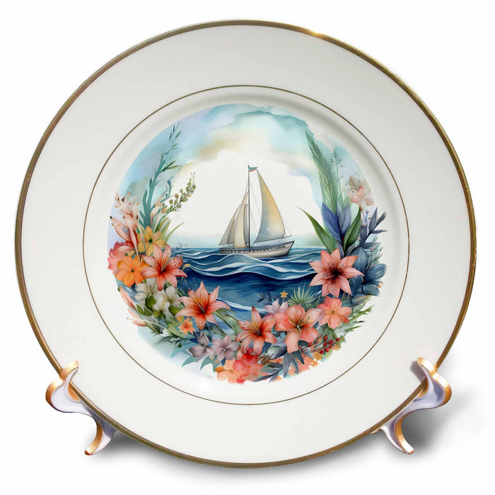 image of 8 inch Porcelain Plate