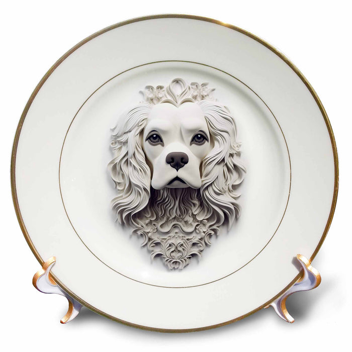 image of 8 inch Porcelain Plate