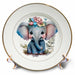 image of 8 inch Porcelain Plate