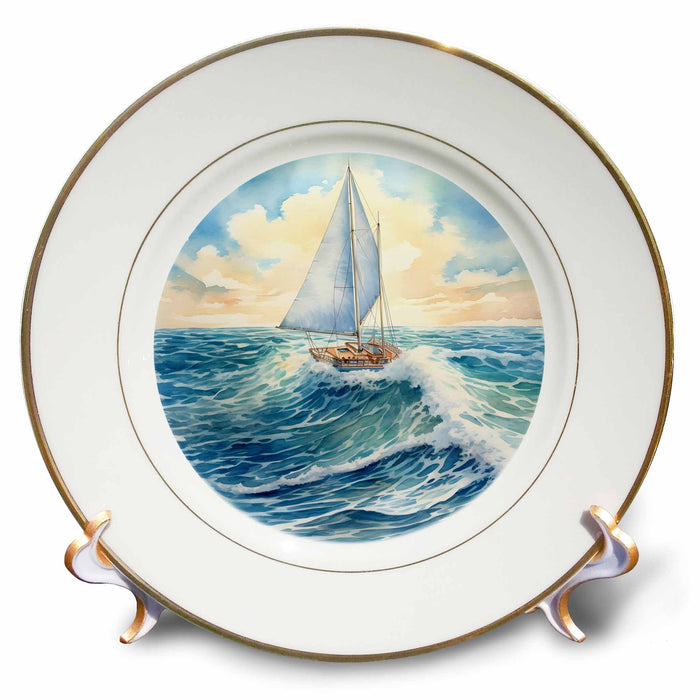 image of 8 inch Porcelain Plate