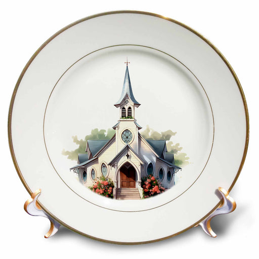 image of 8 inch Porcelain Plate