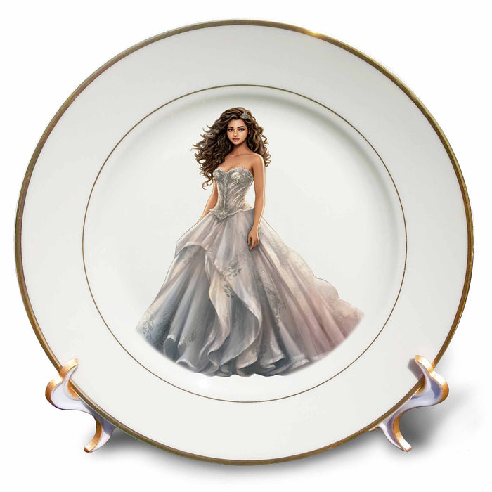 image of 8 inch Porcelain Plate