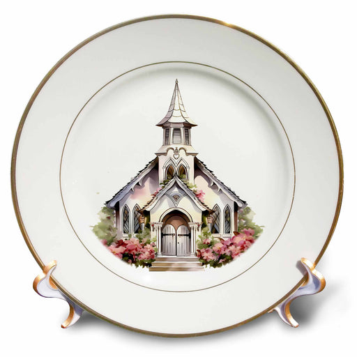 image of 8 inch Porcelain Plate