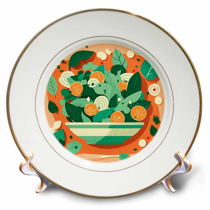 image of 8 inch Porcelain Plate