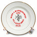 image of 8 inch Porcelain Plate